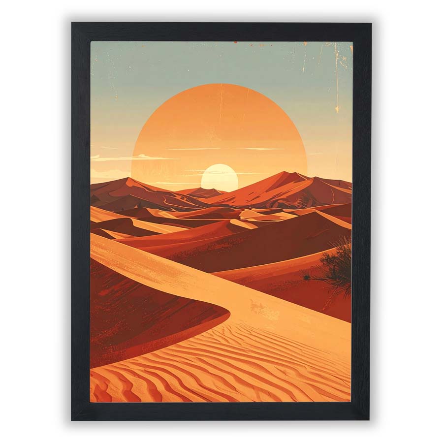 Vintage Travel Posters - Sahara - Small - Unframed