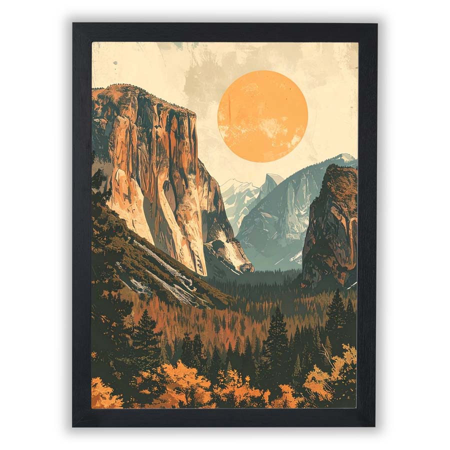 Vintage Travel Posters – Yosemite - Small - Unframed