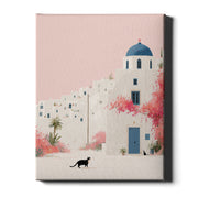Santorini Summers – Blue Dome | Santorini Wall Art Print