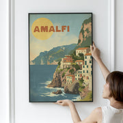 Retro Travel Posters – Amalfi Coast