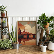 Retro Travel Posters - Prague